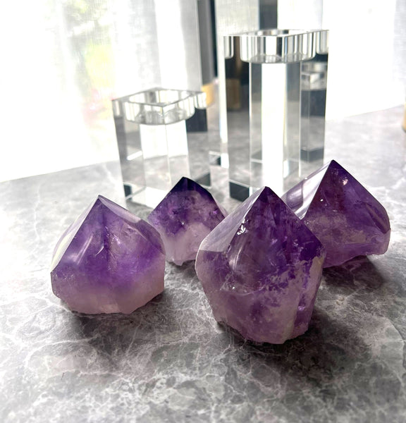 Amethyst | Semi-Polished Point | 04