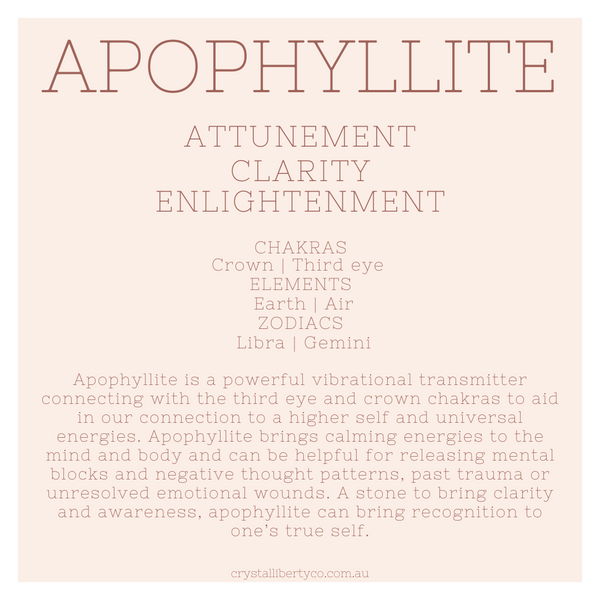 Apophyllite Cluster | Estelle