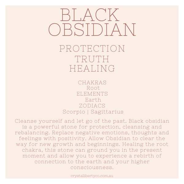 Black Obsidian | Worry Stone