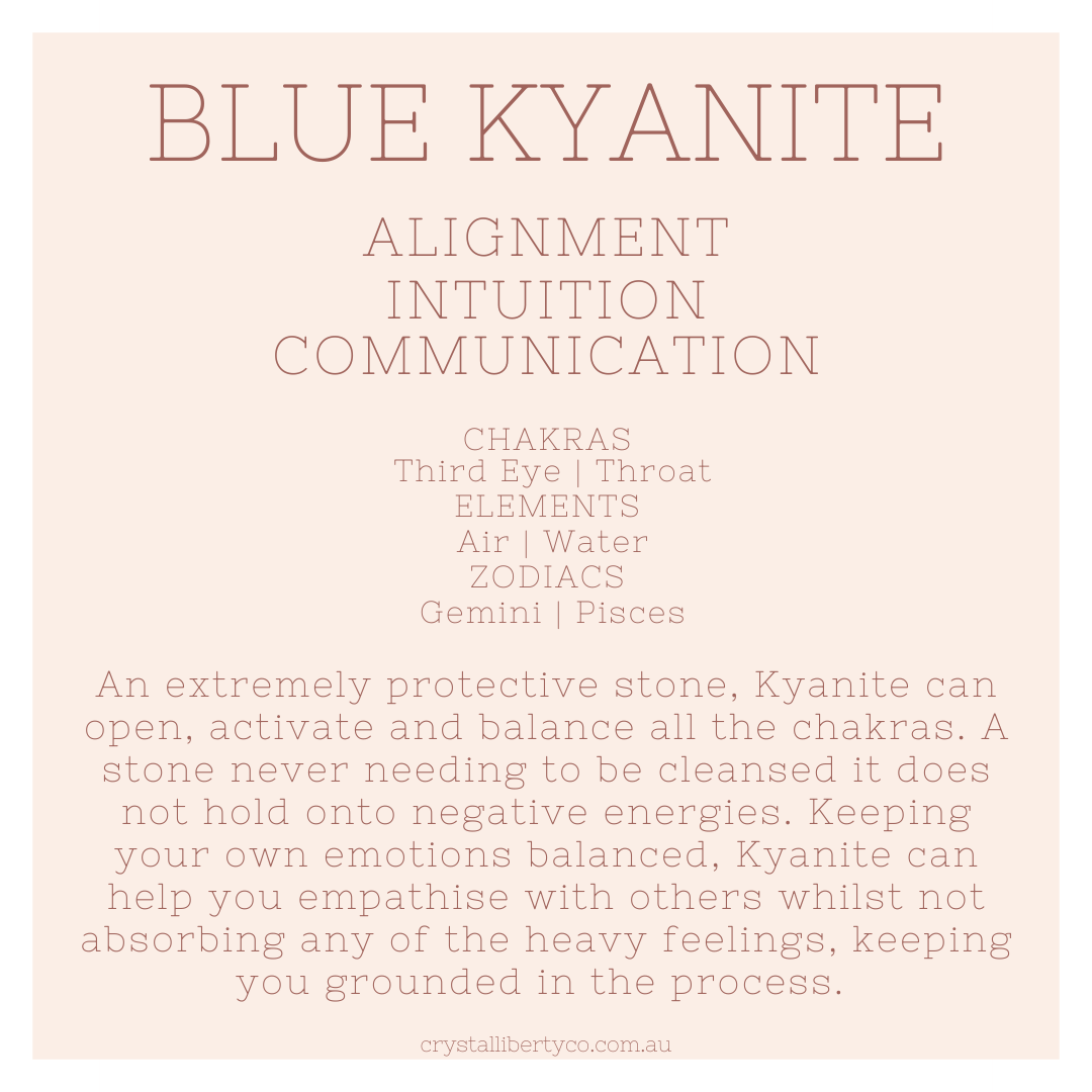 Blue Kyanite | Crystal Code