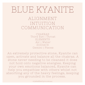 Blue Kyanite | Crystal Code