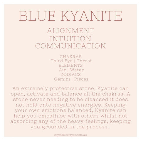 Blue Kyanite | Crystal Code