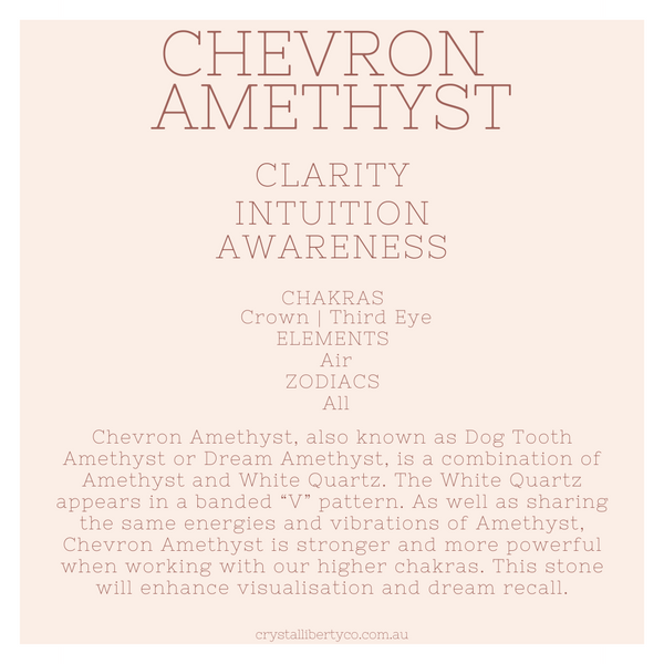 Chevron Amethyst | Tower