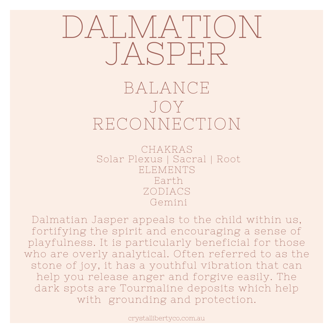 Dalmation Jasper | Crystal Code