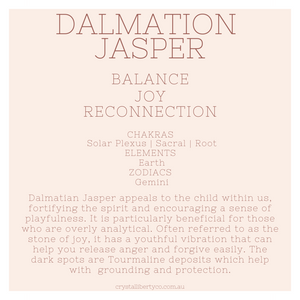 Dalmation Jasper | Crystal Code