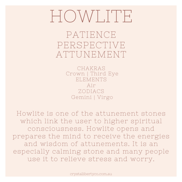 Howlite | Heart