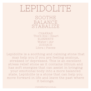 Lepidolite | Crystal Code