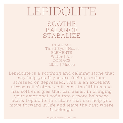 Lepidolite | Crystal Code