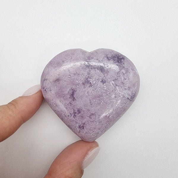 Lepidolite | Heart