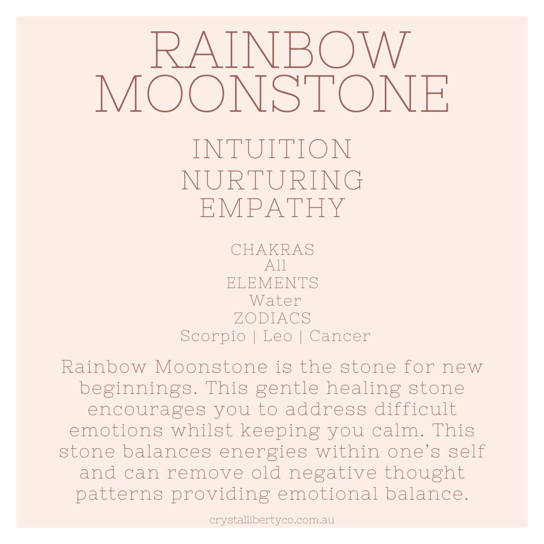 Rainbow Moonstone | Crystal Code