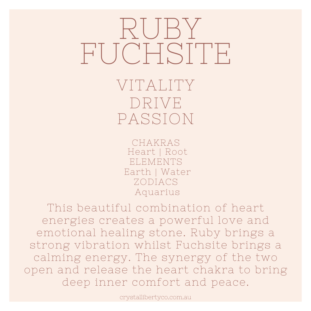 Ruby Fuchsite | Crystal Code