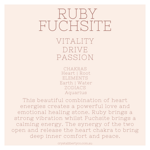 Ruby Fuchsite | Crystal Code