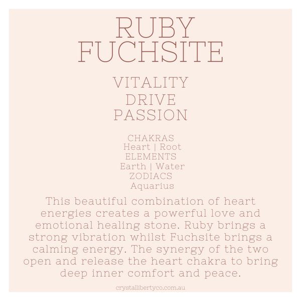 Ruby Fuchsite | Tumble Stone