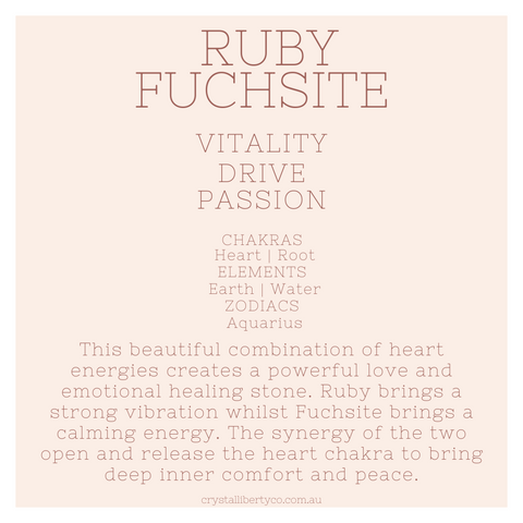 Ruby Fuchsite | Crystal Code