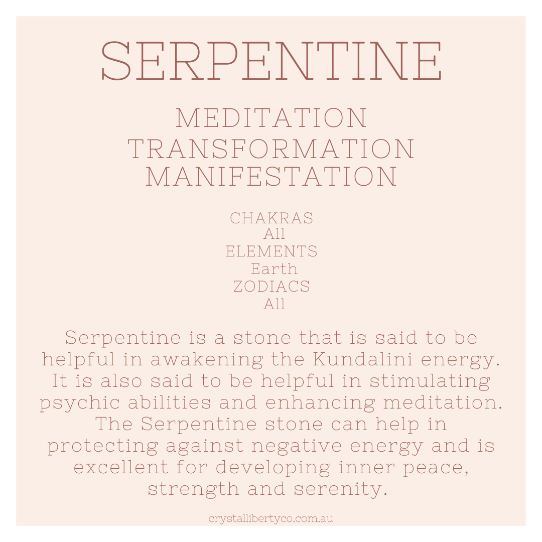 Serpentine | Crystal Code