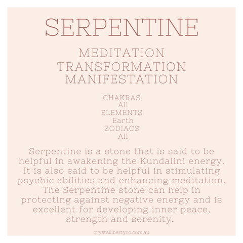 Serpentine | Crystal Code