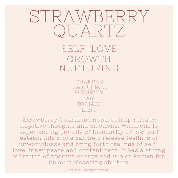 Strawberry Quartz | Tumble Stone