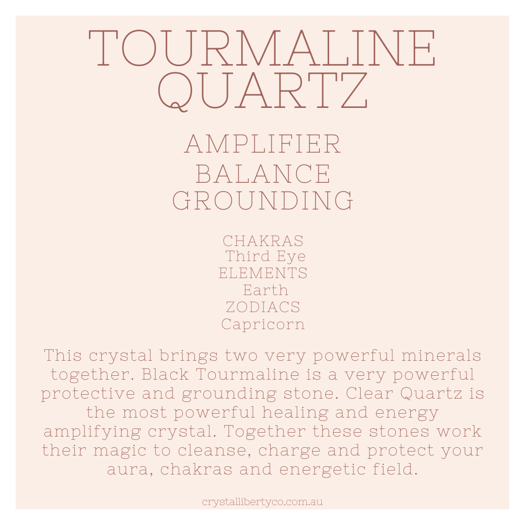 Tourmaline Quartz | Crystal Code