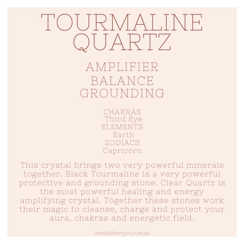 Tourmaline Quartz | Crystal Code